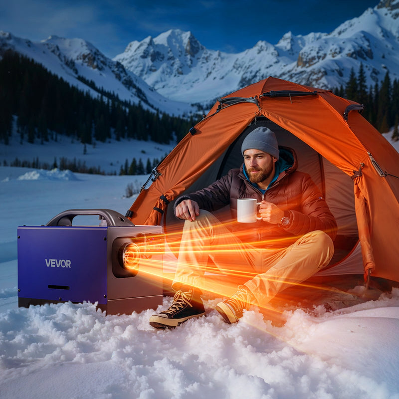 Load image into Gallery viewer, VEVOR Diesel Heater, 8KW, DC 12V/24V, All in One Portable Diesel Air Heater with Remote Control and LCD Display, Fast Heating Low Noise, 5 L Fuel Tank for Vehicles, RVs, Vans, Tractors and Trucks
