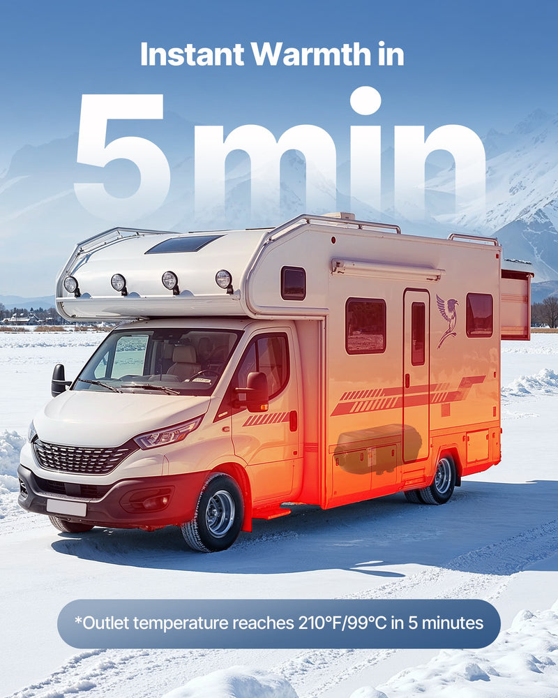 Load image into Gallery viewer, VEVOR Diesel Heater, 8KW, DC 12V/24V, Portable Diesel Air Heater with Remote Control and LCD Screen, Fast Heating Low Noise, 10 L Large Fuel Tank for Vehicles, Vans, RVs, Campers, and Trucks
