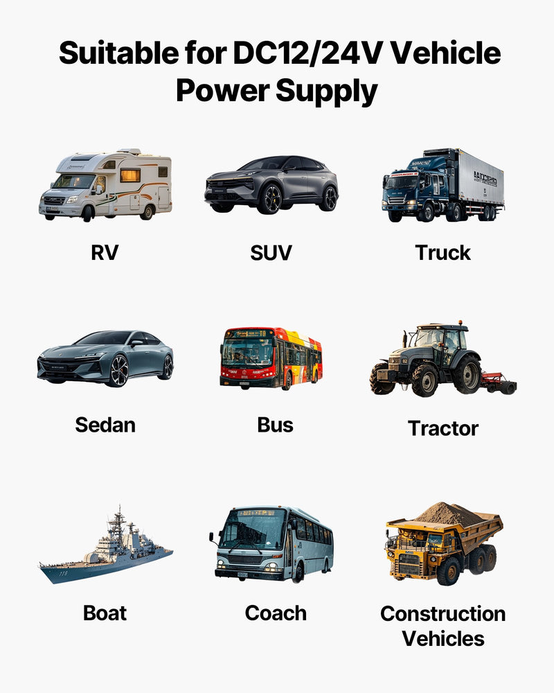 Load image into Gallery viewer, VEVOR Diesel Heater, 8KW, DC 12V/24V, Portable Diesel Air Heater with Remote Control and LCD Screen, Fast Heating Low Noise, 10 L Large Fuel Tank for Vehicles, Vans, RVs, Campers, and Trucks
