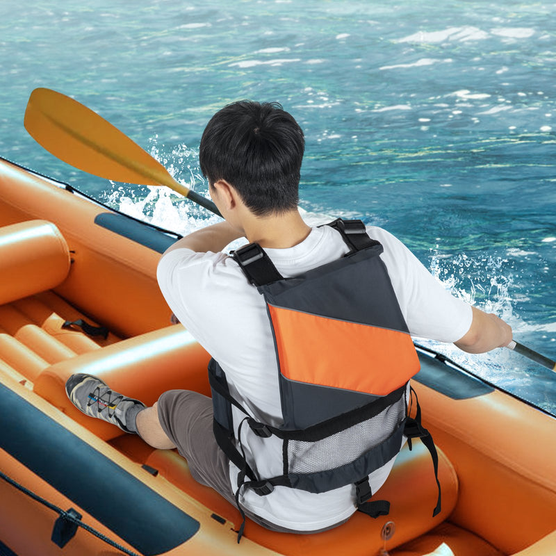 Load image into Gallery viewer, VEVOR Life Vest for Watersports (PFD), Life Jacket with Waterproof Nylon &amp; 96N Buoyancy, Life Vest/Jacket for Any Water Activity-Fishing, Kayaking, Surfing and More, Men and Women L
