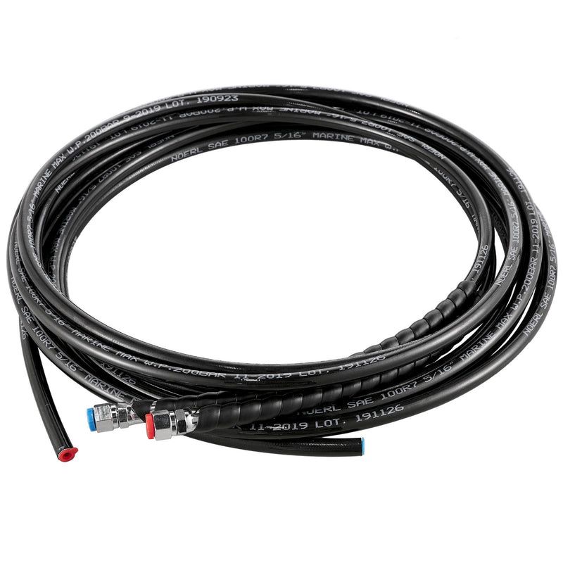 Load image into Gallery viewer, VEVOR Hydraulic Boat Steering Kit, 300HP Hydraulic Steering Kit Helm Pump, Hydraulic Outboard Steeing Kit with 4267 mm Hydraulic Steering Hose for Boat Steering System
