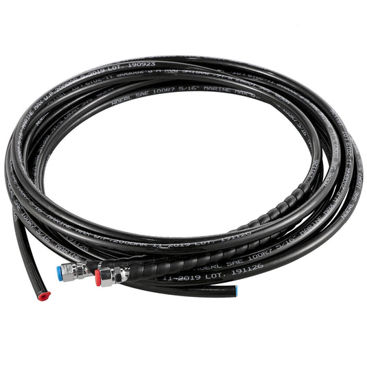 VEVOR Hydraulic Boat Steering Kit, 300HP Hydraulic Steering Kit Helm Pump, Hydraulic Outboard Steeing Kit with 4267 mm Hydraulic Steering Hose for Boat Steering System