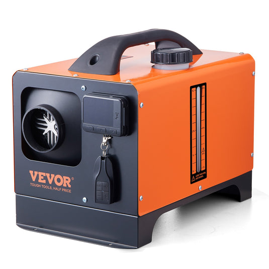 VEVOR Diesel Air Heater, 12V 5KW All-on-one Diesel Heater with Remote Control and LCD Display, 5L Fuel Tank Portable Diesel Parking Heater, Rapid Heating for RV Trailer Camper Van Boat