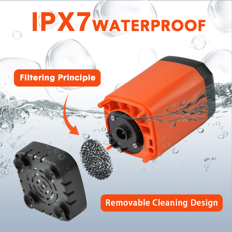 Load image into Gallery viewer, Portable Camping Shower IPX7 Waterproof Outdoor Shower Water Pump with Rechargeable Battery and Intelligent Digital Display for Camping Hiking Traveling
