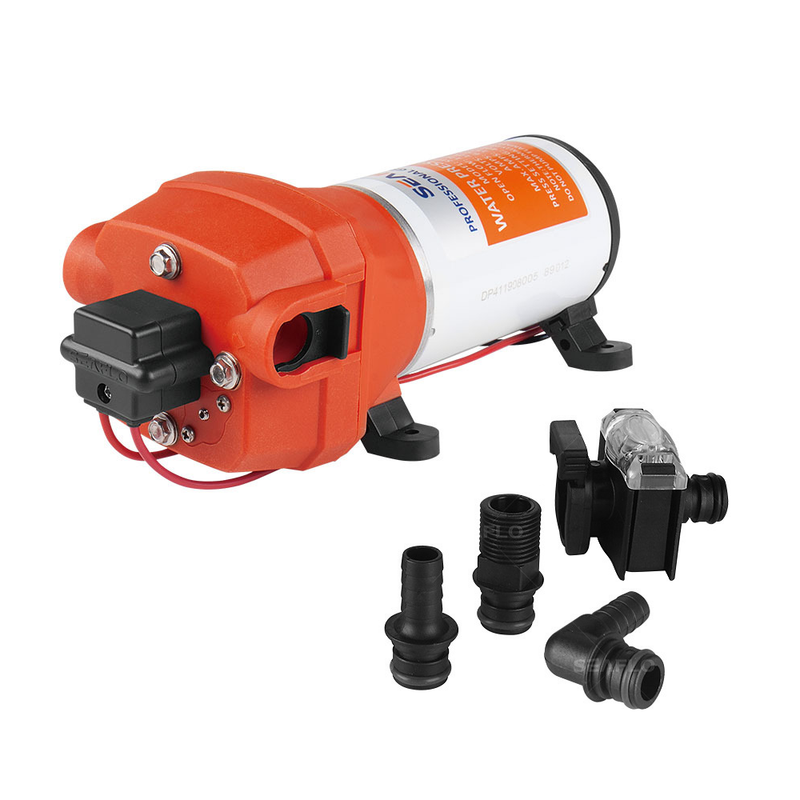 Load image into Gallery viewer, SEAFLO 12V Water Pump Pressure Diaphragm Self Priming Pump 4.5Gallons Per Min 17LPM 40PSI Water Booster for Caravan Motorhome Camper Trailer Boat Yacht
