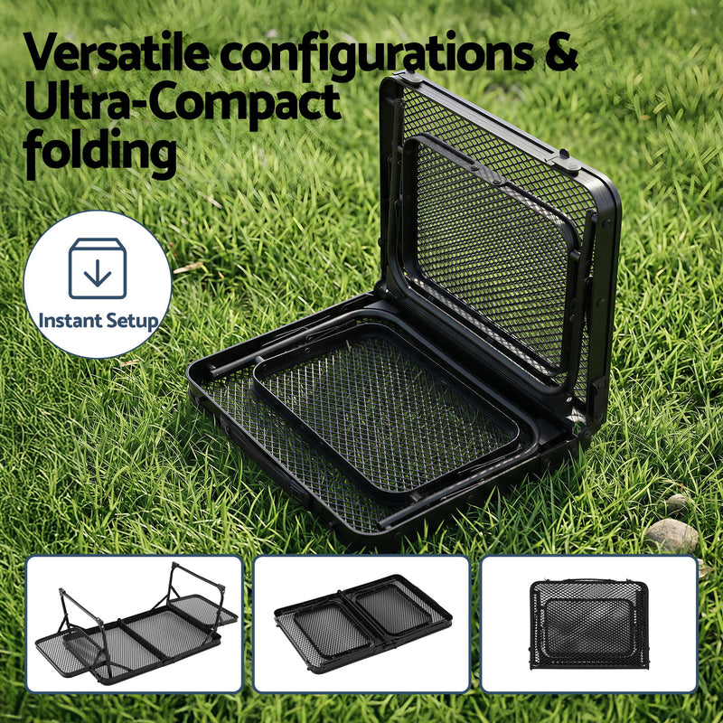 Load image into Gallery viewer, Weisshorn Camping Table Mesh Desktop Lightweight Portable Outdoor Folding Grill Desk
