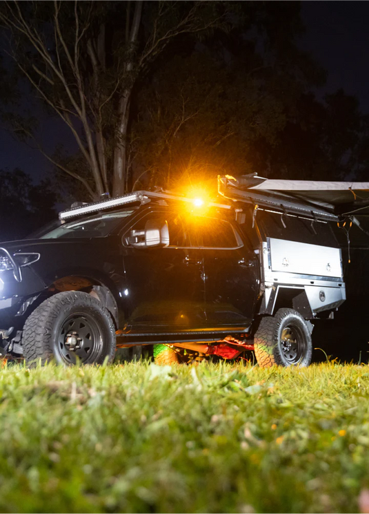 LED Rock Light – Amber